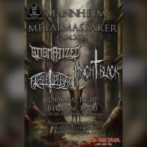 Metalmassaker Mannheim 2025 – Ein Abend voller Death Metal im Jugendhaus Schönau