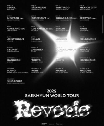 Baekhyun bringt „Reverie“ Welttournee 2025 nach Europa