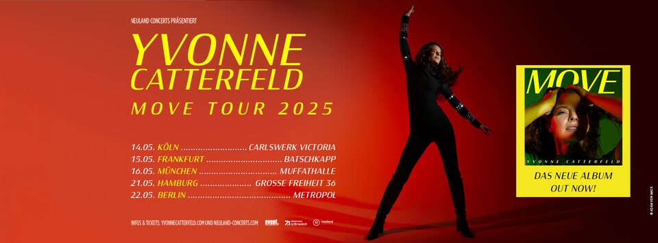 YVONNE CATTERFELD auf Tour zum neuen Album Move
