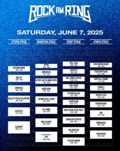 Der große Moment ist da – der Timetable für Rock am Ring 2025