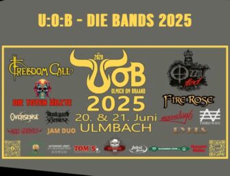 U.O.B. Ulmich om Braand – Das Metal Festival von Fans für Fans 20.+21.06.2025 in Ulmbach
