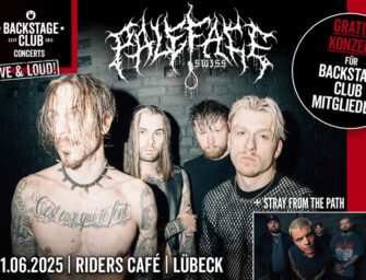 PALEFACE SWISS und STRAY FROM THE PATH live im Rahmen der “EMP Backstage Club”-Konzertreihe in Lübeck