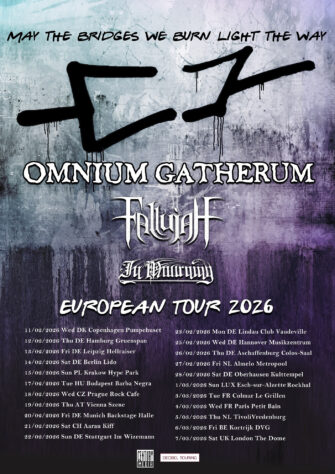 OMNIUM GATHERUM kommen auf „May The Bridges We Burn Light The Way“ Tour 2026