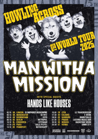 MAN WITH A MISSION kommen auf HOWLING ACROSS THE WORLD UK/EU Tour 2025