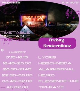 Der Krater Bebt Open Air 2025