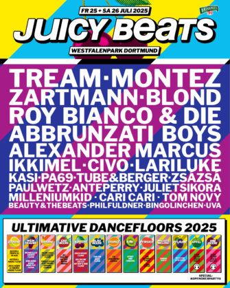 Juicy Beats Festival ´25 komplettiert das finale Line-Up