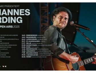 Johannes Oerding auf Sommer Open Air Tour 2025
