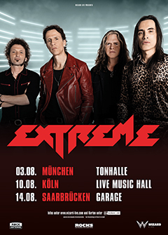 Extreme die US-Rocker auf Sommer Tour 2025