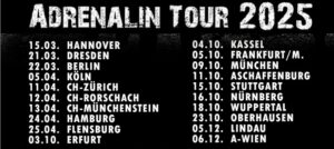 Rauhbein kommen auf ADRENALIN TOUR 2025