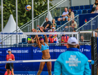 FISU World University Games 2025 – Frauen-Beachvolleyball Spiel: Spanien 0 : 2 Brasilien