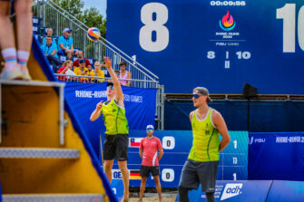 FISU World University Games 2025 – Herren-Beachvolleyball Spiel: Chile 0 : 2 Deutschland