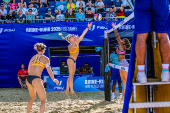 FISU World University Games 2025 – Frauen-Beachvolleyball Spiel: Deutschland 2 : 0 Libanon