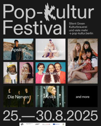 Komm zum Pop-Kultur-Festival Berlin vom 25. bis 30. August 2025!