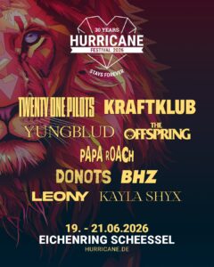 Die erste Bandwelle: Hurricane und Southside 2026