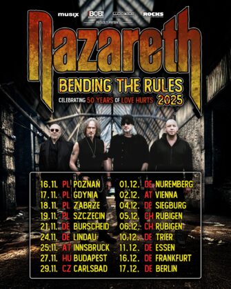Nazareth auf Bending The Rules 2025 Tour-50 Jahre Love Hurts
