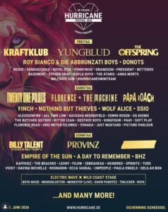 Neue Bandwelle fürs Hurricane und Southside Festival