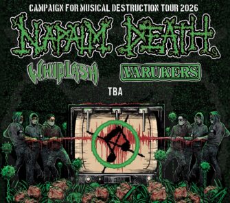 NAPALM DEATH kommen auf “CAMPAIGN FOR MUSICAL DESTRUCTION” TOUR 2026