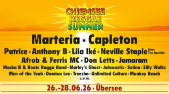 Chiemsee Reggae Summer Festival 26 – Bandwelle