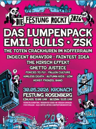 Die Festung Rockt – Das Lineup zum Jubiläum