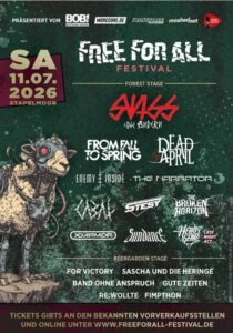 Festivalstalker präsentiert: Free For All Festival 2026