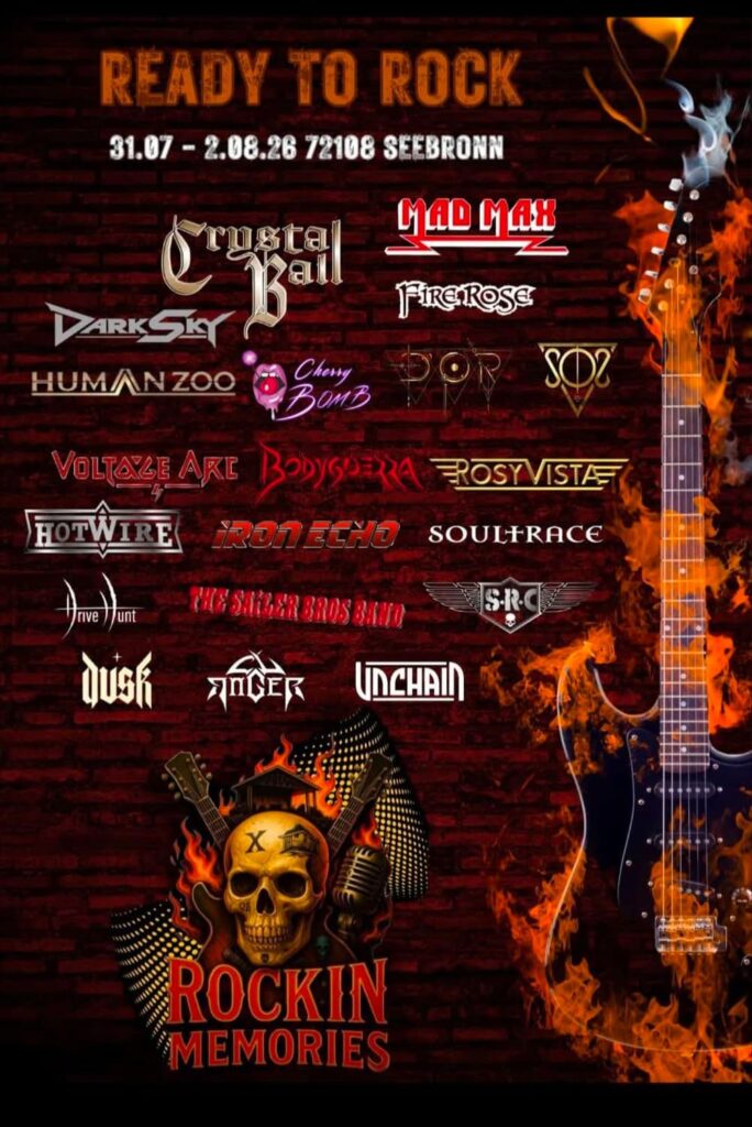 Seebronn schreibt ein neues Kapitel der Rockgeschichte: Festival Rockin' Memories Festival 2026