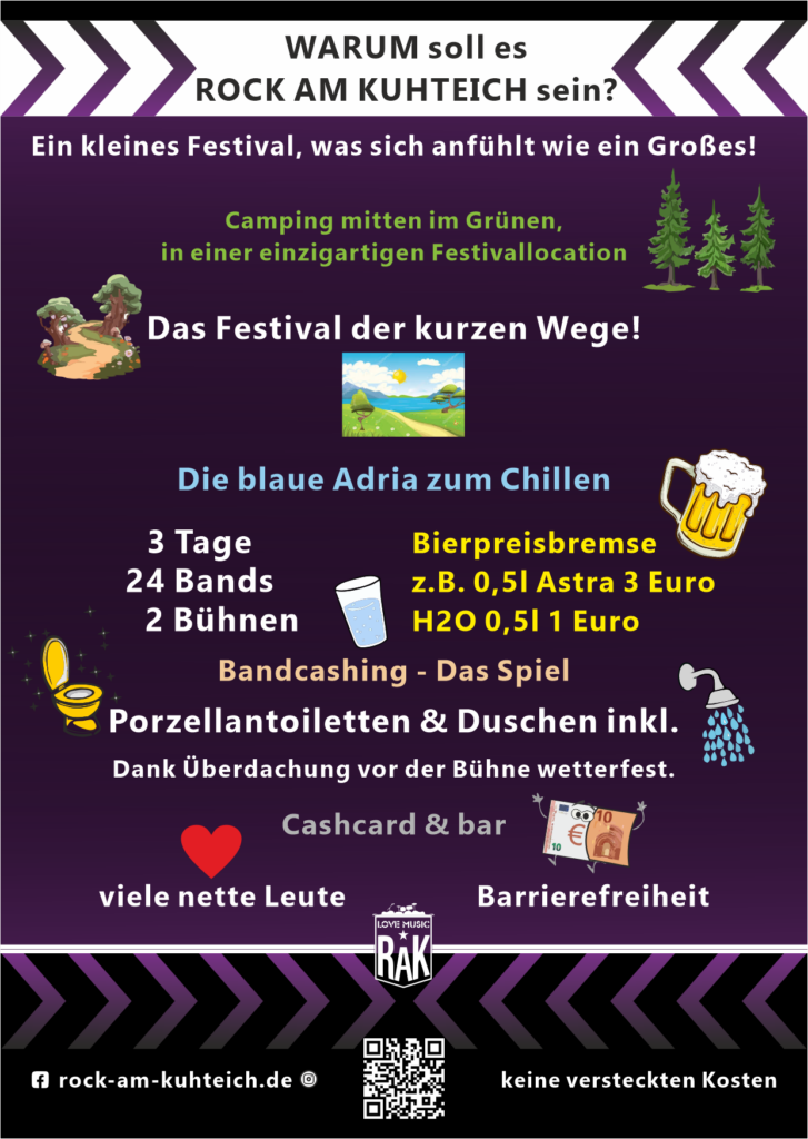 15 Jahre Rock am Kuhteich 2026 15 Jahre Rock am Kuhteich 2026