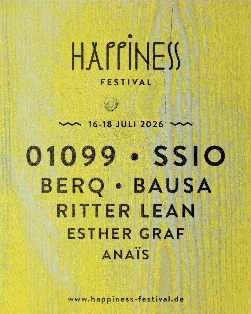 Happiness Festival 2026: Erste Line-Up Welle