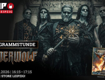 POWERWOLF zur Autogrammstunde im EMP Store Leipzig