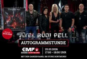 Axel Rudi Pell kommt zur Signing Session in den EMP Store Dortmund