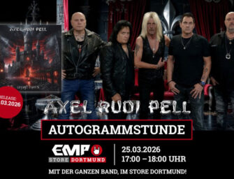Axel Rudi Pell kommt zur Signing Session in den EMP Store Dortmund
