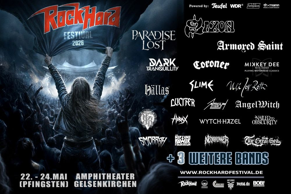 Rock Hard Festival gibt Finales Line Up und Tagesaufteilung bekannt Rock Hard Festival gibt Finales Line Up und Tagesaufteilung bekannt