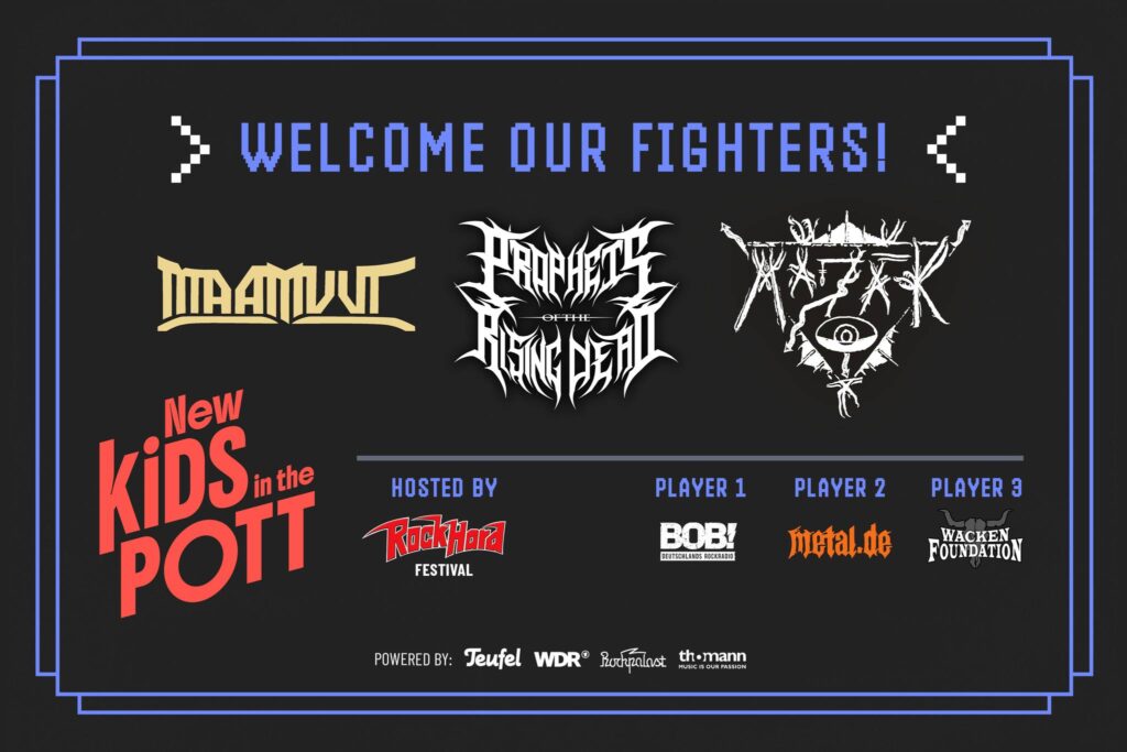 Das ROCK HARD FESTIVAL gibt &bdquo;New Kids In The Pott&ldquo;-Bands bekannt