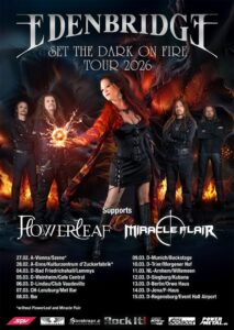 Edenbridge auf "Set The Dark On Fire"-Europa Tour 2026