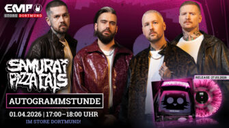 Samurai Pizza Cats kommen für eine Autogrammstunde in den EMP Store Dortmund