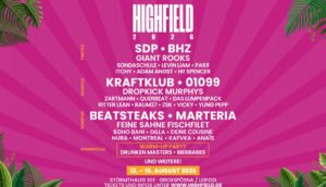Neue Bandwelle für das Highfield Festival 2026 Neue Bandwelle für das Highfield Festival 2026