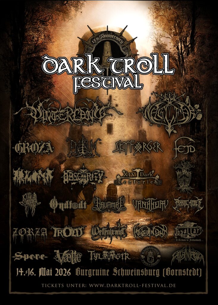 Dark Troll Festival 2026 &ndash; Jubil&auml;umsausgabe auf der Schweinsburg