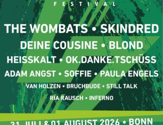 THE WOMBATS und SKINDRED die Headliner des Green Juice Festival 2026