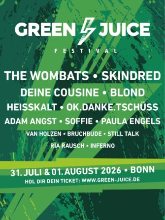 THE WOMBATS und SKINDRED die Headliner des Green Juice Festival 2026