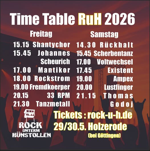 Rock unterm Hünstollen 2026 Rock unterm Hünstollen 2026