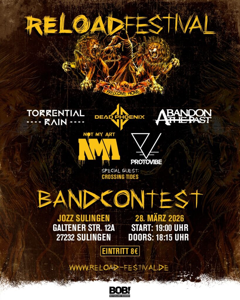 Reload Festival 2026 - &Auml;nderungen im LineUp