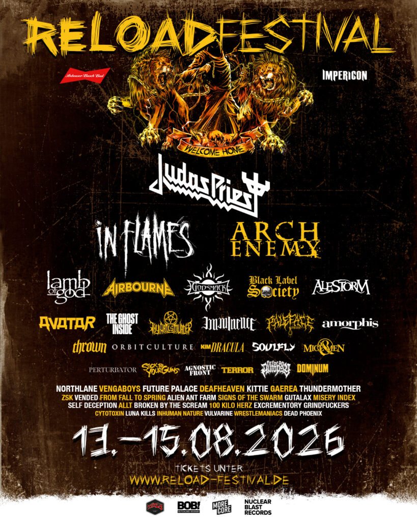 Reload Festival 2026 - &Auml;nderungen im LineUp