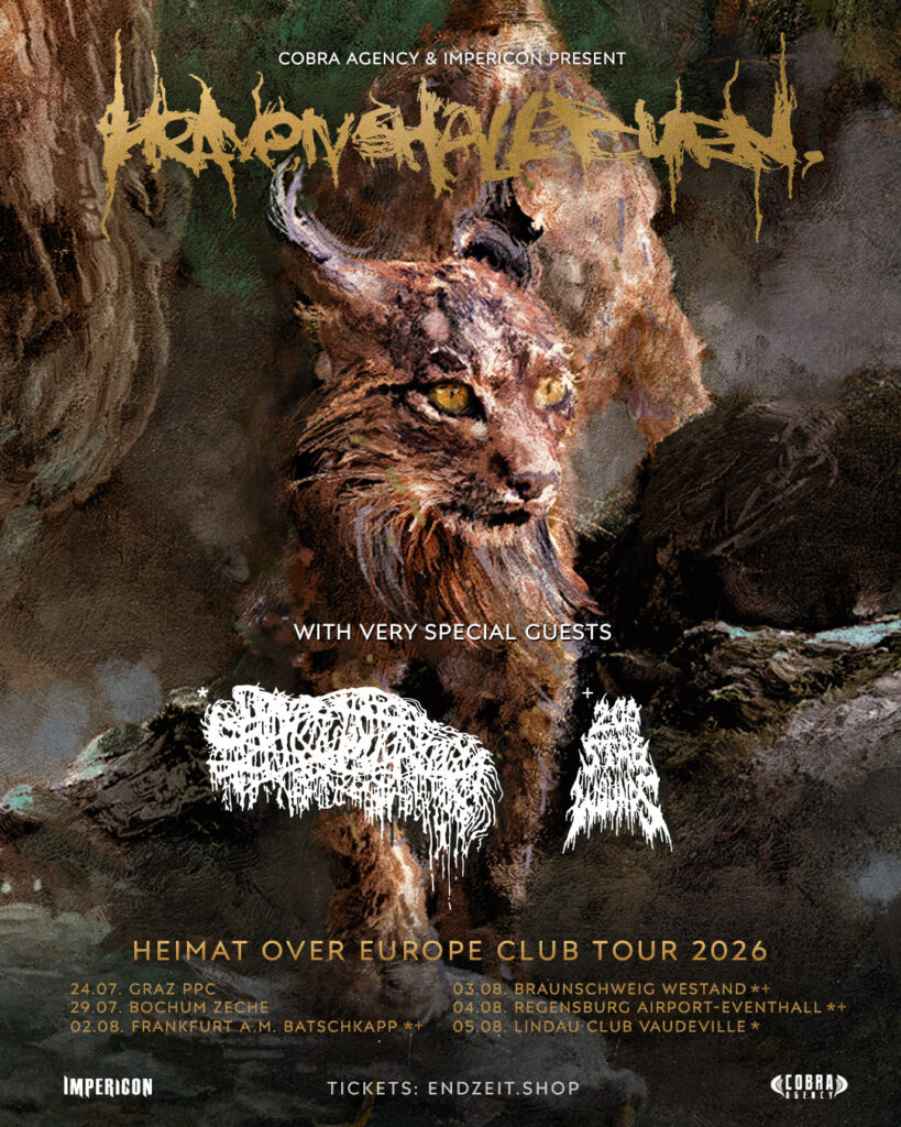 Heaven Shall Burn auf Heimat Over Europe Club-Tour 2026