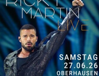 Ricky Martin exklusive Deutschlandshow 2026 in Oberhausen