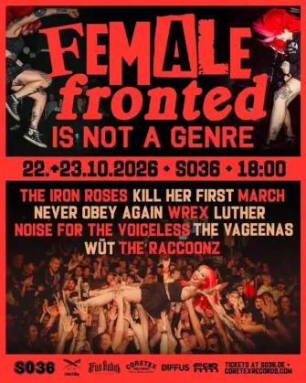 „Female-Fronted Is Not A Genre 5″ – Punk & Hardcore im SO36