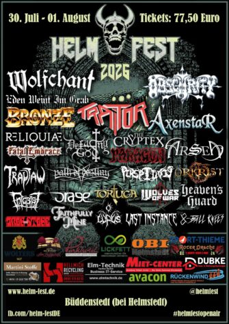 Helmfest 2026 – Familiäre Metal-Atmosphäre trifft auf starkes Line-up