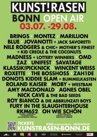KUNST!RASEN Bonn Open Air- Alle Termine 2026