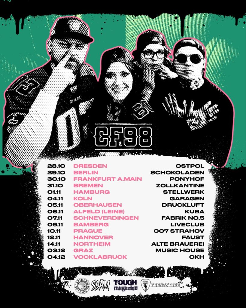 Festivalstalker pr&auml;sentiert: CF98 auf &bdquo;Stupid Punk&ldquo; Tour - Fall 2026