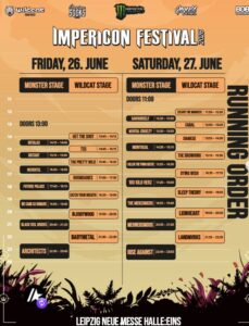 Running Order des Impericon Festivals veröffentlicht Running Order des Impericon Festivals veröffentlicht