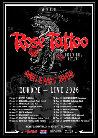 Rose Tattoo auf „One Last Ride“-Tour 2026