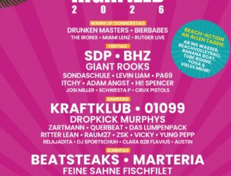 Highfield Festival 2026 – alle Infos auf einem Blick